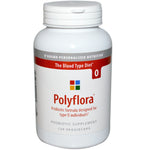 D'adamo, Polyflora, Probiotic Formula for Blood Type Diet 0, 120 Veggie Caps - The Supplement Shop
