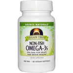 Source Naturals, Vegan True, Non-Fish Omega-3s, 300 mg, 30 Vegan Softgels - The Supplement Shop