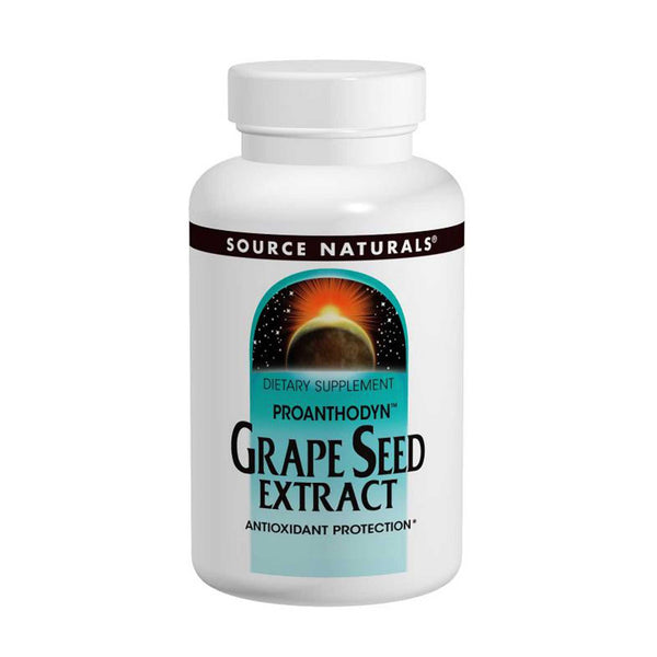 Source Naturals, Grape Seed Extract, Proanthodyn, 100 mg, 120 Capsules - The Supplement Shop