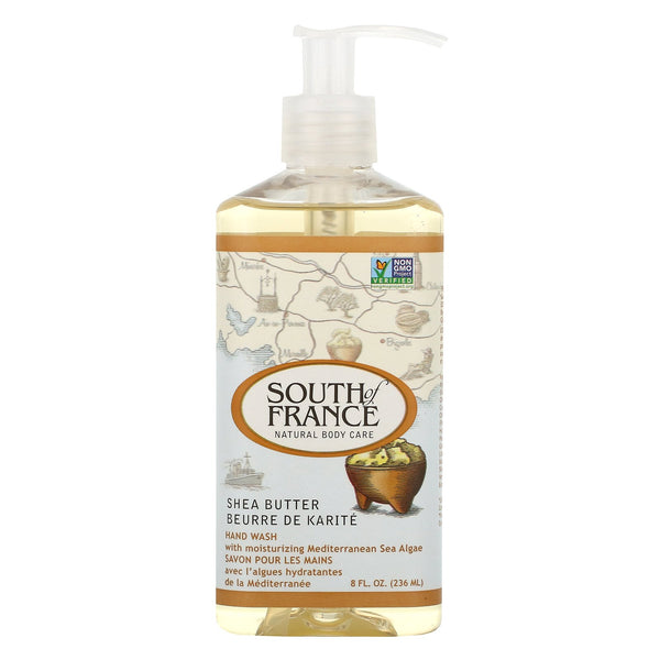South of France, Hand Wash, Shea Butter, 8 oz (236 ml) - The Supplement Shop