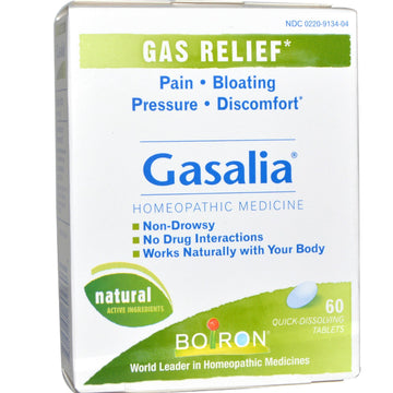 Boiron, Gasalia, Gas Relief, 60 Quick-Dissolving Tablets