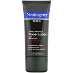 Neutrogena, Men, Triple Protect Face Lotion with Sunscreen, SPF 20, 1.7 fl oz (50 ml) - The Supplement Shop