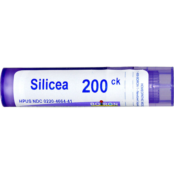 Boiron, Single Remedies, Silicea, 200CK, Approx 80 Pellets - The Supplement Shop