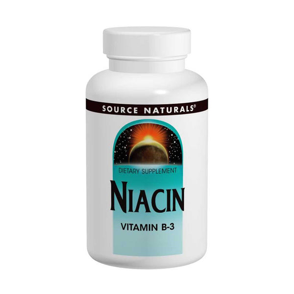 Source Naturals, Niacin, 100 mg, 250 Tablets - The Supplement Shop