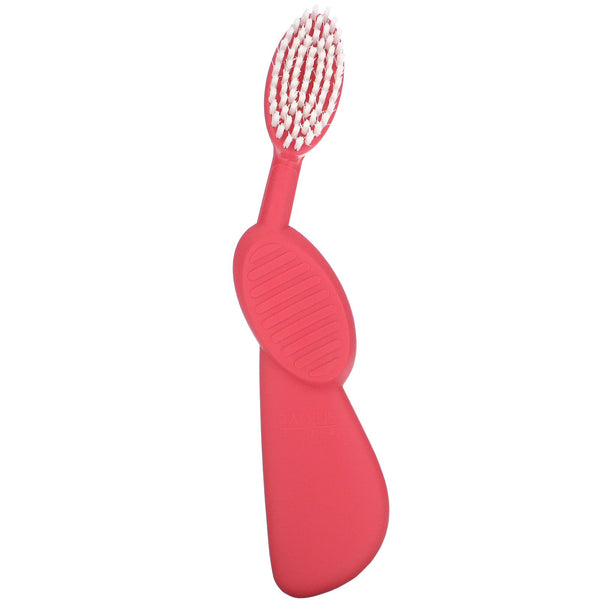 RADIUS, Flex Brush, Soft, Right Hand, Pink, 1 Toothbrush - The Supplement Shop