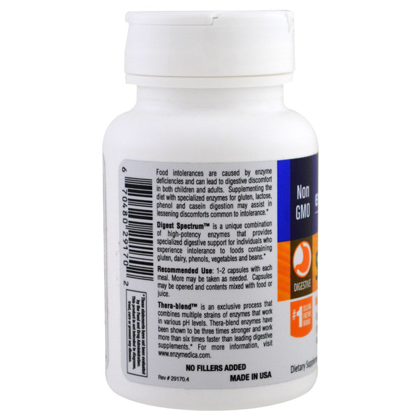 Enzymedica, Digest Spectrum, 30 Capsules - The Supplement Shop