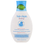 Live Clean, Baby, Gentle Moisture, Tearless Shampoo & Wash, 10 fl oz. (300 ml) - The Supplement Shop