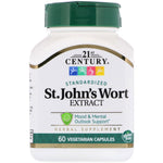 21st Century, St. John's Wort Extract, 60 Vegetarian Capsules - The Supplement Shop