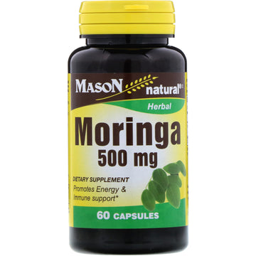 Mason Natural, Moringa, 500 mg, 60 Capsules