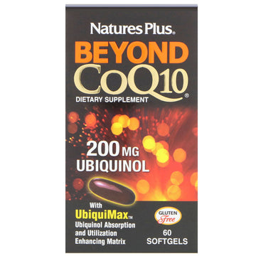 Nature's Plus, Beyond CoQ10, Ubiquinol, 200 mg, 60 Softgels