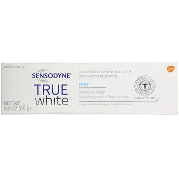 Sensodyne, True White Toothpaste, Mint, 3.0 oz (85 g)