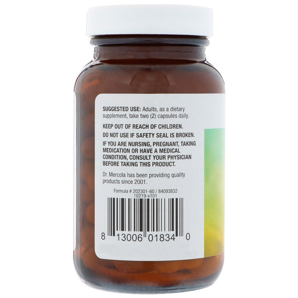 Dr. Mercola, Vitamin B Complex with Benfotiamine, 60 Capsules - The Supplement Shop