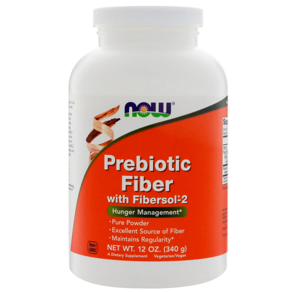 Now Foods, Prebiotic Fiber with Fibersol-2, 12 oz (340 g) - The Supplement Shop