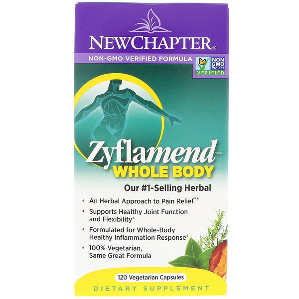 New Chapter, Zyflamend Whole Body, 120 Vegetarian Capsules - The Supplement Shop