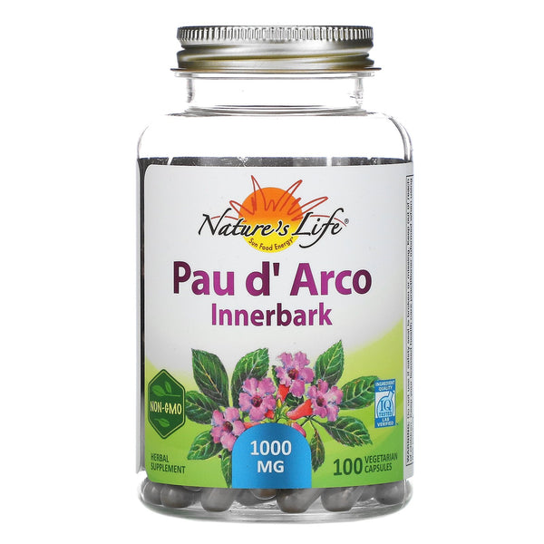 Nature's Herbs, Pau d' Arco, Innerbark, 100 Capsules - The Supplement Shop