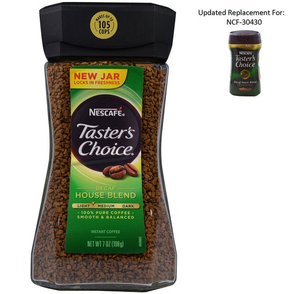 Nescafé, Taster's Choice, Instant Coffee, Decaf House Blend, 7 oz (198 g) - The Supplement Shop