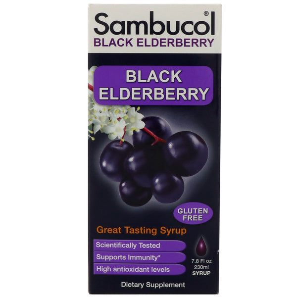 Sambucol, Black Elderberry Syrup, Original Formula, 7.8 fl oz (230 ml) - The Supplement Shop