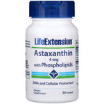 Life Extension, Astaxanthin with Phospholipids, 4 mg, 30 Softgels - The Supplement Shop