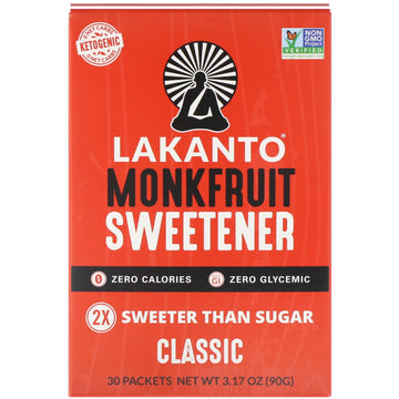 Lakanto, Monkfruit Sweetener, Classic, 3.17 oz (90 g)