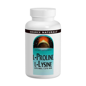 Source Naturals, L-Proline & L-Lysine, 120 Tablets