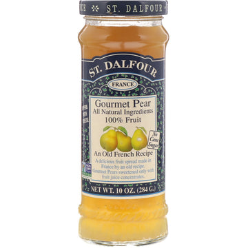 St. Dalfour, Gourmet Pear, 100% Fruit Spread, 10 oz (284 g)
