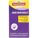 Nature Made, Hair, Skin, & Nails, 60 Softgels - The Supplement Shop