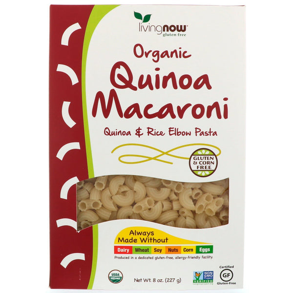 Now Foods, Organic Quinoa Macaroni, Gluten-Free, 8 oz (227 g) - The Supplement Shop