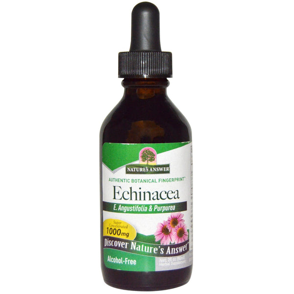 Nature's Answer, Echinacea, Alcohol-Free, 1000 mg, 2 fl oz (60 ml) - The Supplement Shop