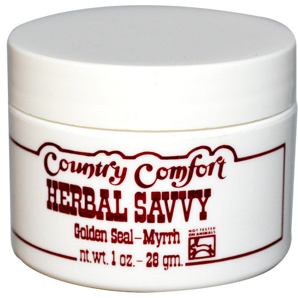 Country Comfort, Herbal Savvy, Golden Seal-Myrrh, 1 oz (28 g) - The Supplement Shop