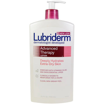 Lubriderm, Advanced Therapy Lotion, Deeply-Hydrates Extra-Dry Skin, 24 fl oz. (709 ml)