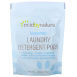 Mild By Nature, Laundry Detergent Pods, Unscented, 10 Loads, 0.39 lbs (177 g) - The Supplement Shop