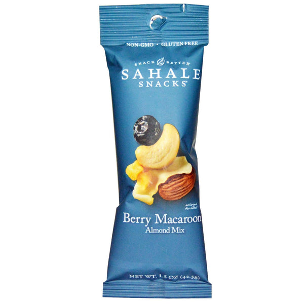 Sahale Snacks, Berry Macaroon Almond Mix, 9 Packs, 1.5 oz (42.5 g) Each - The Supplement Shop