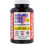 Yerba Prima, Soluble Fiber Caps, 625 mg, 180 Capsules - The Supplement Shop