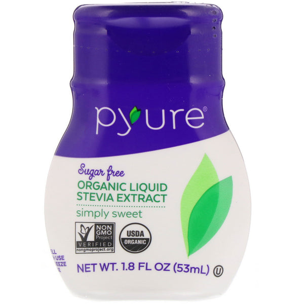 Pyure, Organic Liquid Stevia Extract, Simply Sweet, 1.8 fl oz (53 ml) - The Supplement Shop