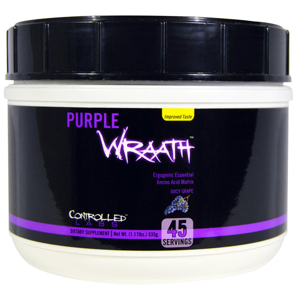 Controlled Labs, Purple Wraath, Juicy Grape, 1.17 lbs (535 g) - The Supplement Shop