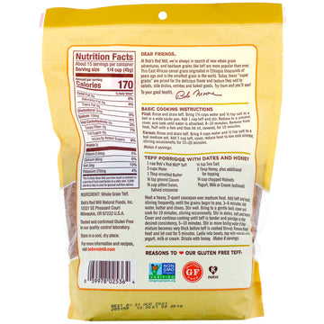 Bob's Red Mill, Teff, Whole Grain, 24 oz (680 g)