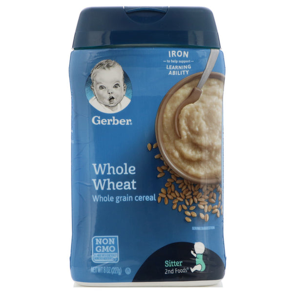 Gerber, Whole Wheat Cereal, 8 oz (227 g) - The Supplement Shop