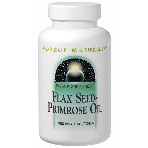Source Naturals, Flax Seed-Primrose Oil, 1,300 mg, 180 Softgels - The Supplement Shop