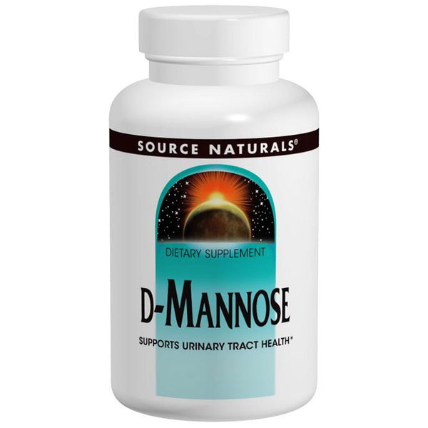 Source Naturals, D-Mannose, 500 mg, 60 Capsules - The Supplement Shop