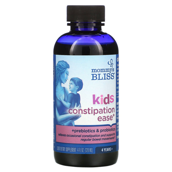 Mommy's Bliss, Kids Constipation Ease, 4 Years+, Orange, 4 fl oz (120 ml) - The Supplement Shop