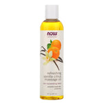 Now Foods, Solutions, Refreshing Vanilla Citrus Massage Oil, 8 fl oz (237 ml) - The Supplement Shop