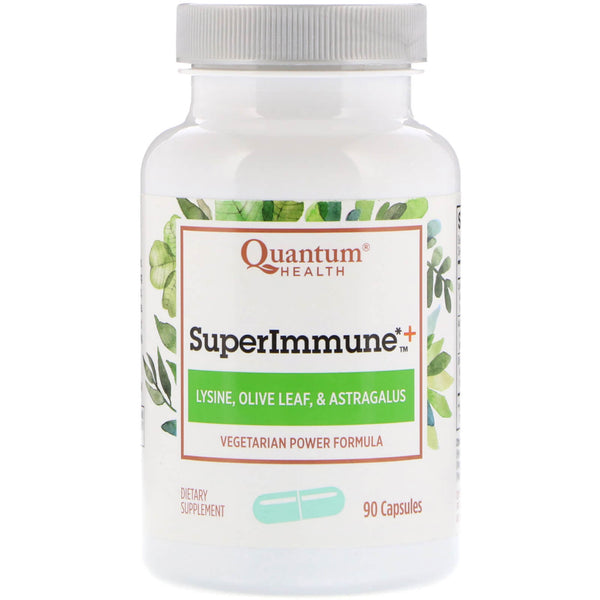 Quantum Health, Super Immune+, Vegetarian Power Formula, 90 Capsules - The Supplement Shop