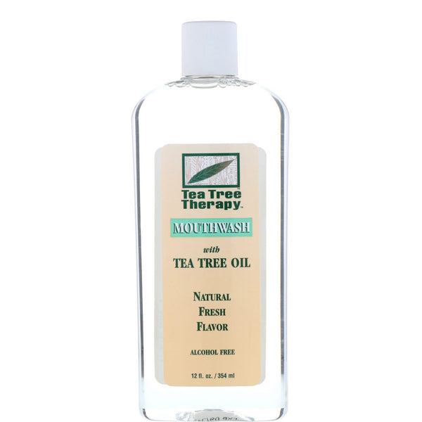 Tea Tree Therapy, Tea Tree Oil Mouthwash, Natural Fresh Flavor, 12 fl oz (354 ml) - The Supplement Shop