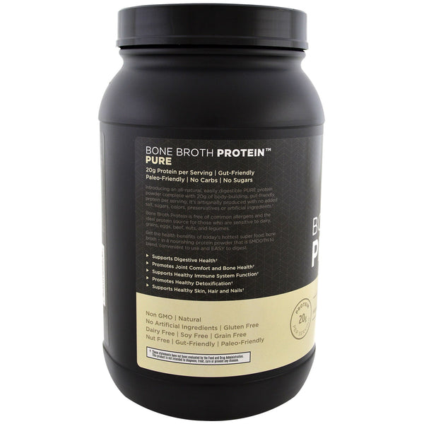 Dr. Axe / Ancient Nutrition, Bone Broth Protein, Pure, 1.96 lbs (890 g) - The Supplement Shop