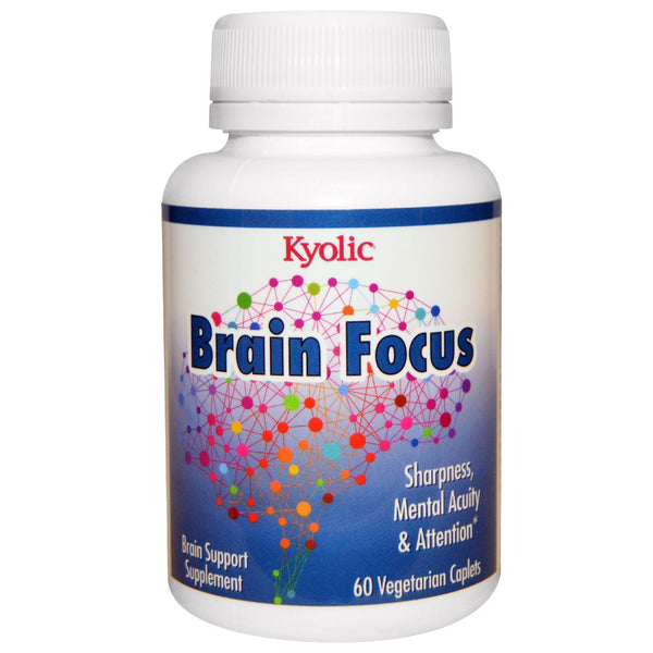Kyolic, Brain Focus, 60 Vegetarian Caplets - The Supplement Shop