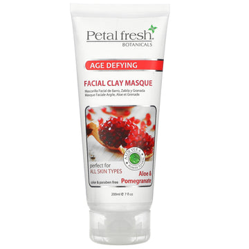 Petal Fresh, Botanicals Age Defying Facial Clay Masque, Aloe & Pomegranate, 7 fl oz (200 ml)
