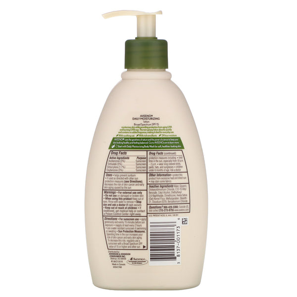 Aveeno, Active Naturals, Daily Moisturizing Lotion with Sunscreen, SPF 15, 12 fl oz (354 ml) - The Supplement Shop