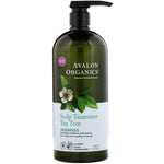 Avalon Organics, Shampoo, Scalp Treatment, Tea Tree, 32 fl oz (946 ml) - The Supplement Shop