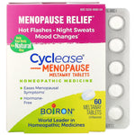 Boiron, Cyclease Menopause, Unflavored, 60 Meltaway Tablets - The Supplement Shop