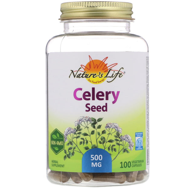 Nature's Herbs, Celery Seed, 100 Vegetarian Capsules - The Supplement Shop